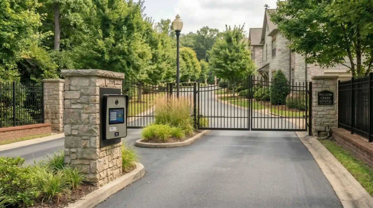 HOA Community Gate