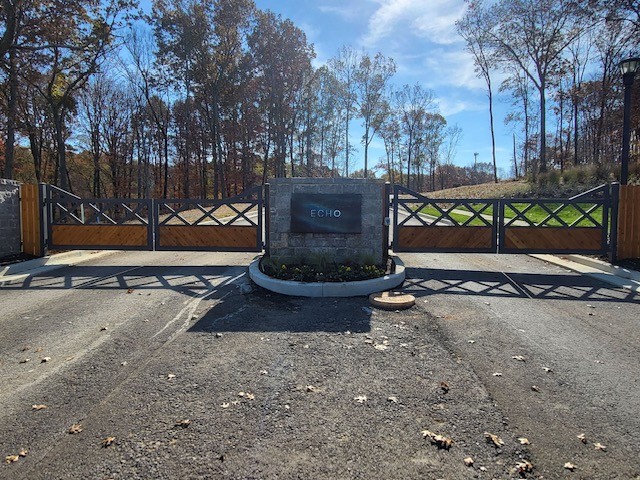 Gated community entrance with access control